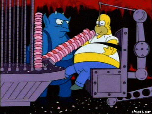 homer-in-hell-the-devil-and-homer-simpson-treehouse-of-horror-iv-1993